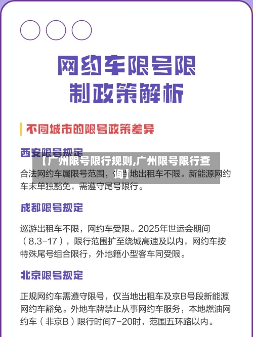 【广州限号限行规则,广州限号限行查询】