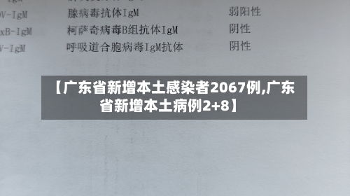 【广东省新增本土感染者2067例,广东省新增本土病例2+8】