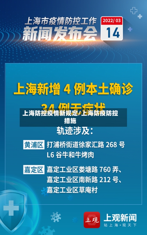 上海防控疫情新规定/上海防疫防控措施