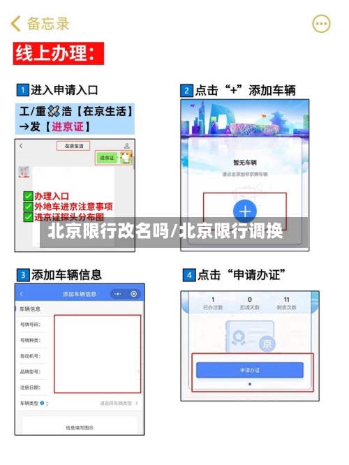 北京限行改名吗/北京限行调换