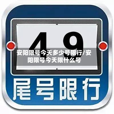 安阳限号今天多少号限行/安阳限号今天限什么号-第3张图片