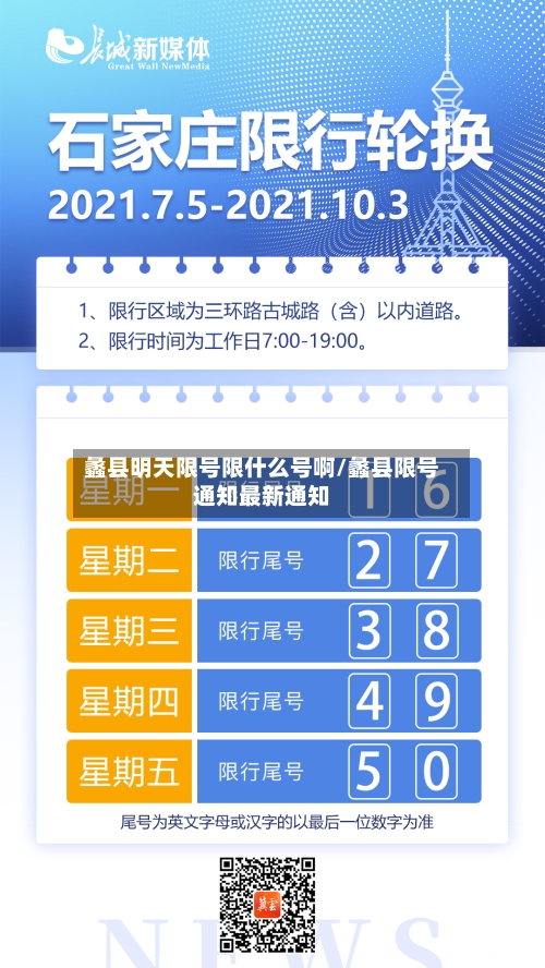 蠡县明天限号限什么号啊/蠡县限号通知最新通知