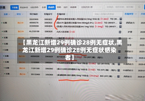 【黑龙江新增29例确诊28例无症状,黑龙江新增29例确诊28例无症状感染者】-第2张图片