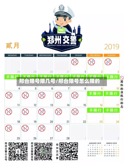 邢台限号限几号/邢台限号怎么限的-第3张图片