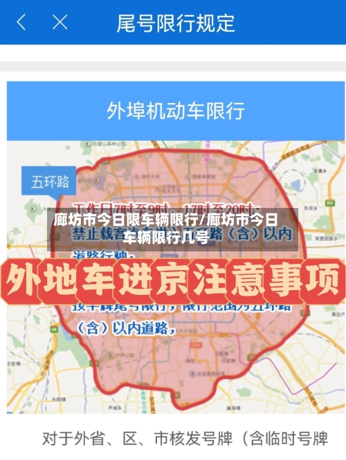 廊坊市今日限车辆限行/廊坊市今日车辆限行几号