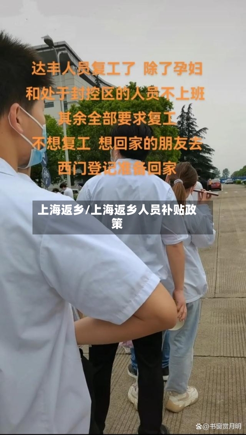 上海返乡/上海返乡人员补贴政策