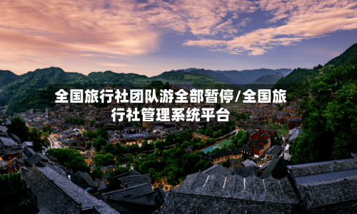 全国旅行社团队游全部暂停/全国旅行社管理系统平台-第2张图片