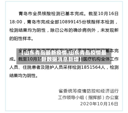 【山东青岛最新疫情,山东青岛疫情最新数据消息新增】