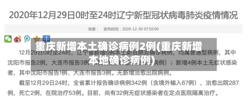 重庆新增本土确诊病例2例(重庆新增本地确诊病例)-第2张图片
