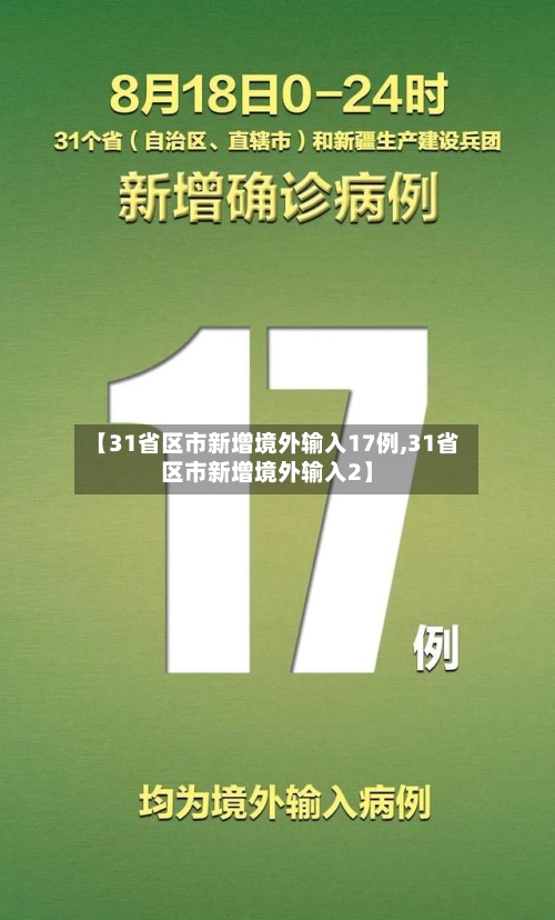 【31省区市新增境外输入17例,31省区市新增境外输入2】