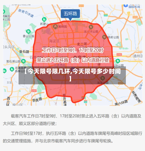 【今天限号限几环,今天限号多少时间】