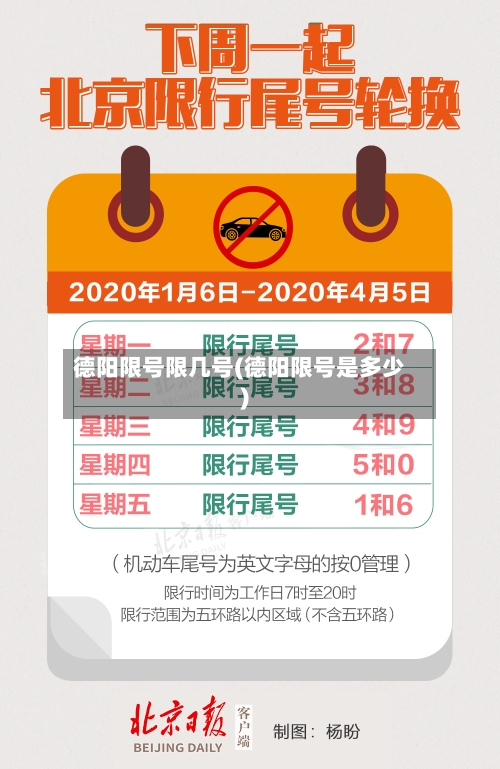 德阳限号限几号(德阳限号是多少)-第3张图片