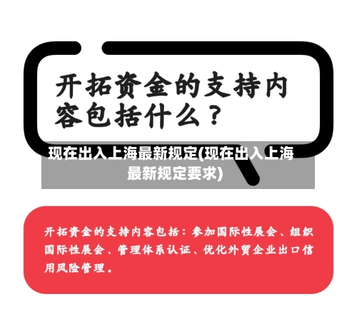 现在出入上海最新规定(现在出入上海最新规定要求)