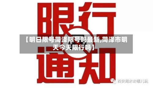 【明日限号菏泽限号吗最新,菏泽市明天今天限行吗】-第3张图片