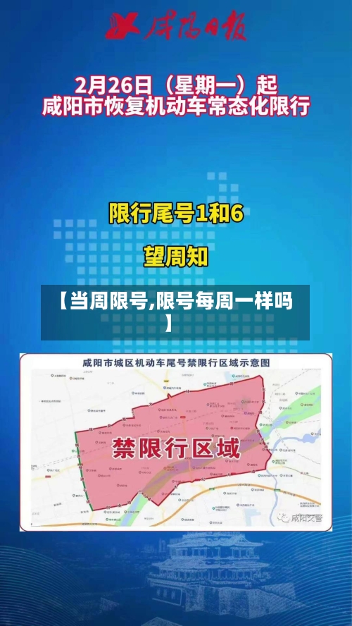 【当周限号,限号每周一样吗】