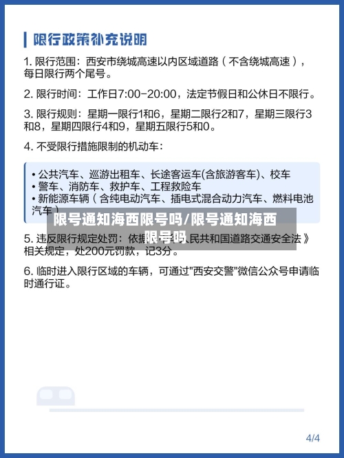限号通知海西限号吗/限号通知海西限号吗-第3张图片