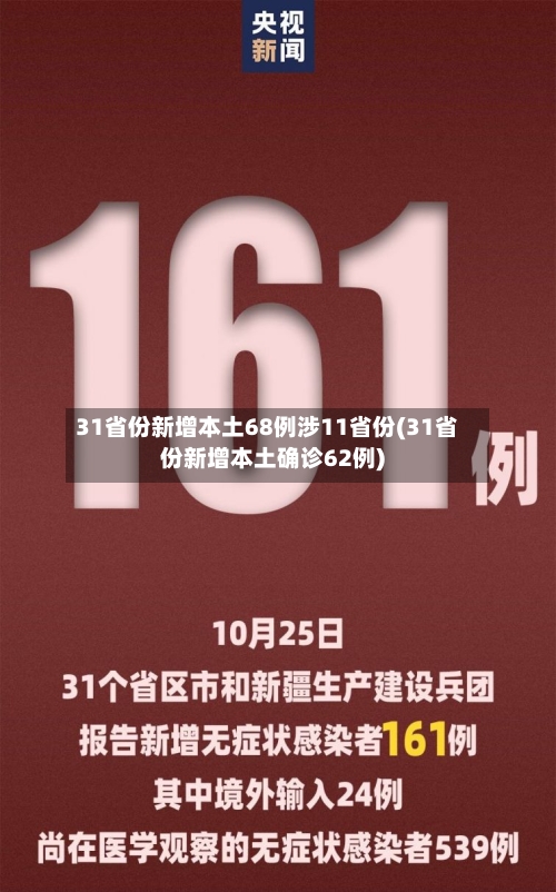 31省份新增本土68例涉11省份(31省份新增本土确诊62例)-第3张图片