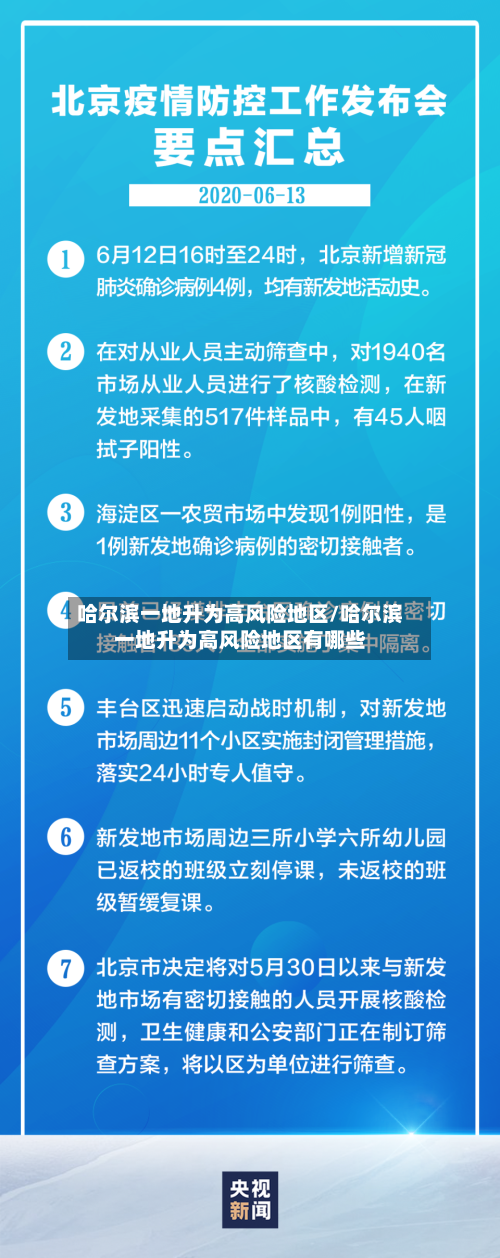 哈尔滨一地升为高风险地区/哈尔滨一地升为高风险地区有哪些-第2张图片