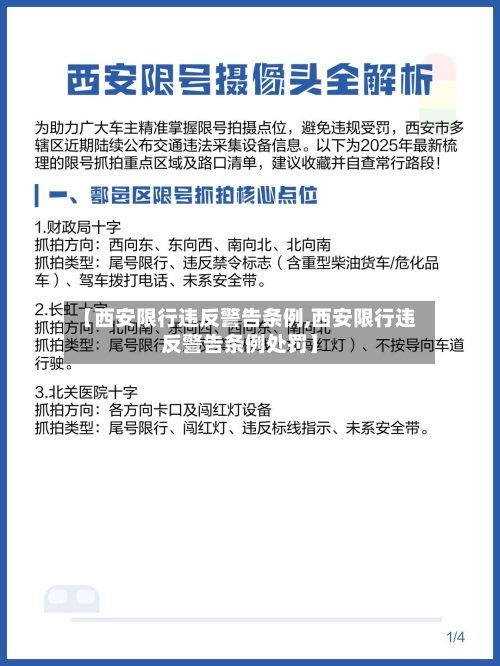 【西安限行违反警告条例,西安限行违反警告条例处罚】-第2张图片