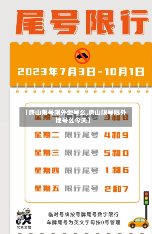 【唐山限号限外地号么,唐山限号限外地号么今天】