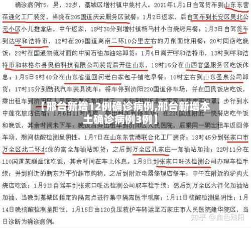 【邢台新增12例确诊病例,邢台新增本土确诊病例3例】-第2张图片