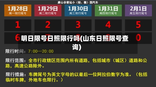 明日限号日照限行吗(山东日照限号查询)-第2张图片
