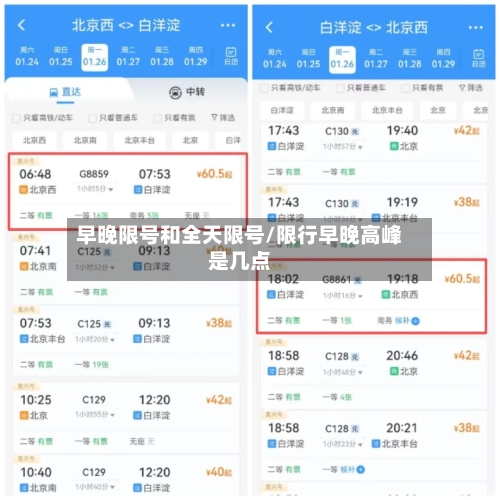 早晚限号和全天限号/限行早晚高峰是几点-第3张图片