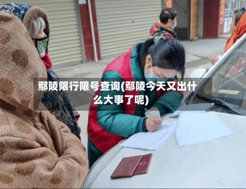 鄢陵限行限号查询(鄢陵今天又出什么大事了呢)