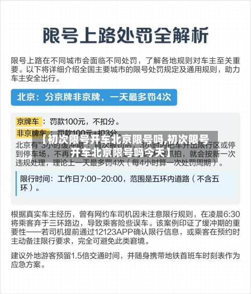 【初次限号开车北京限号吗,初次限号开车北京限号吗今天】-第2张图片
