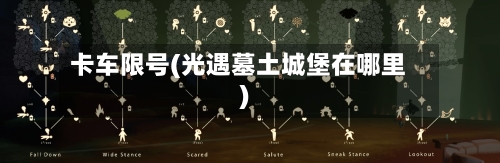 卡车限号(光遇墓土城堡在哪里)