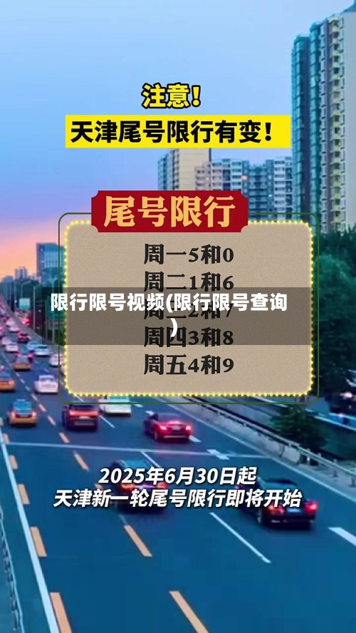 限行限号视频(限行限号查询)-第2张图片