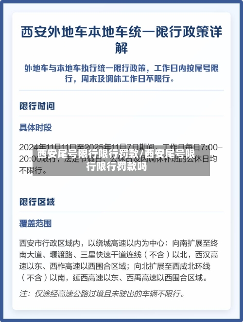 西安尾号限行限行罚款/西安尾号限行限行罚款吗