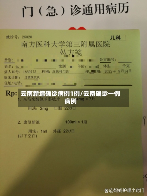 云南新增确诊病例1例/云南确诊一例病例-第2张图片