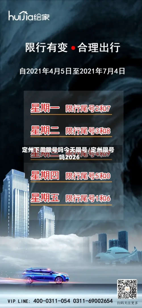 定州下周限号吗今天限号/定州限号吗2026