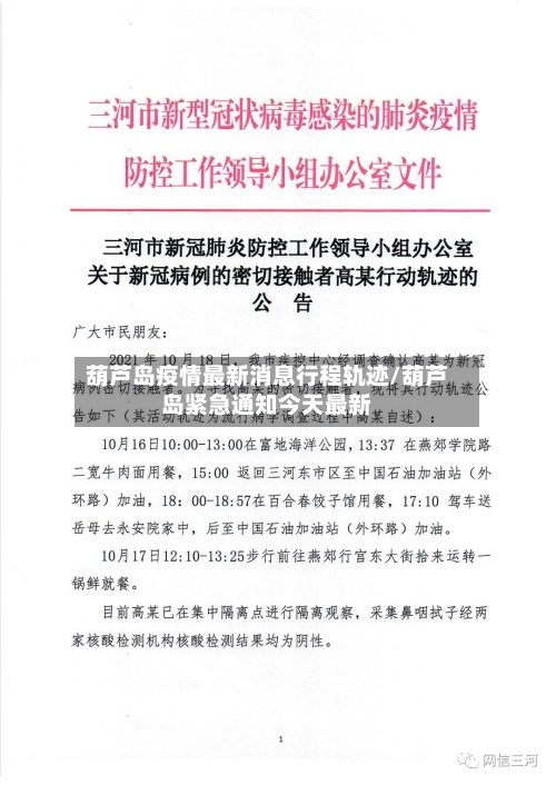 葫芦岛疫情最新消息行程轨迹/葫芦岛紧急通知今天最新-第2张图片