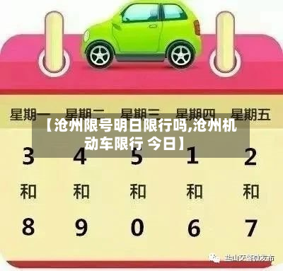 【沧州限号明日限行吗,沧州机动车限行 今日】-第3张图片