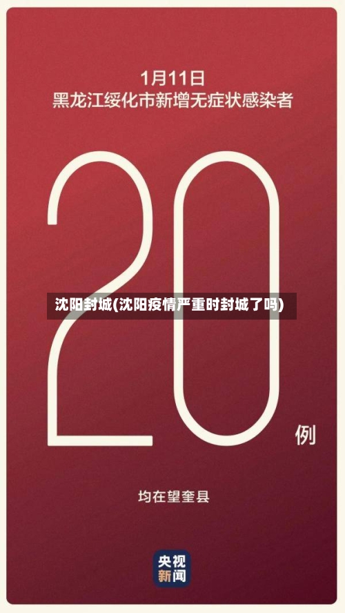 沈阳封城(沈阳疫情严重时封城了吗)-第2张图片