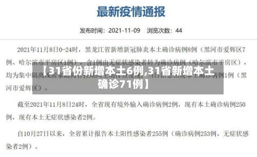 【31省份新增本土6例,31省新增本土确诊71例】-第2张图片