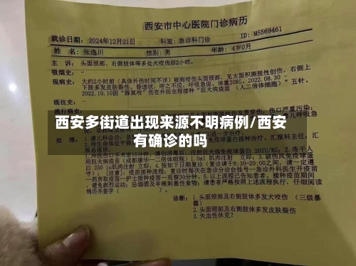 西安多街道出现来源不明病例/西安有确诊的吗-第3张图片