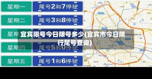 宜宾限号今日限号多少(宜宾市今日限行尾号查询)