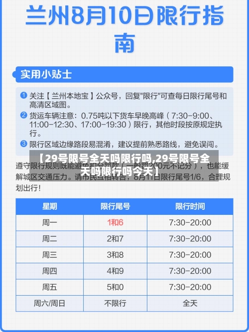 【29号限号全天吗限行吗,29号限号全天吗限行吗今天】-第3张图片