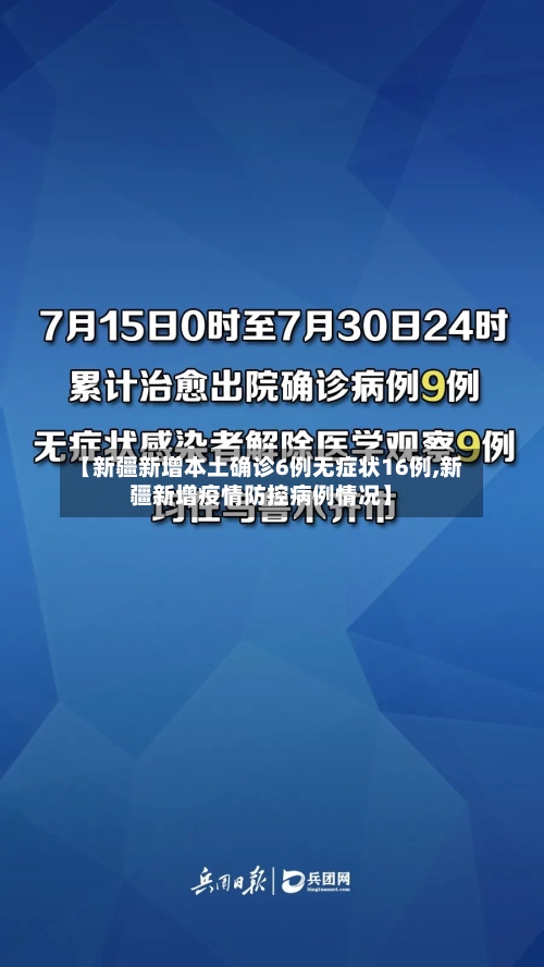 【新疆新增本土确诊6例无症状16例,新疆新增疫情防控病例情况】-第2张图片