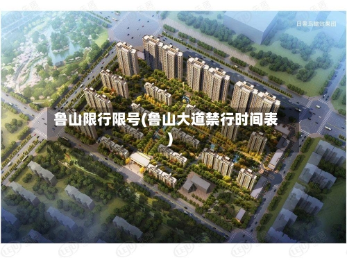 鲁山限行限号(鲁山大道禁行时间表)-第2张图片