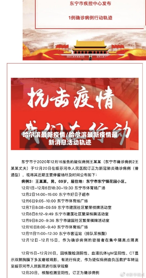 哈尔滨最新疫情/哈尔滨最新疫情最新消息活动轨迹
