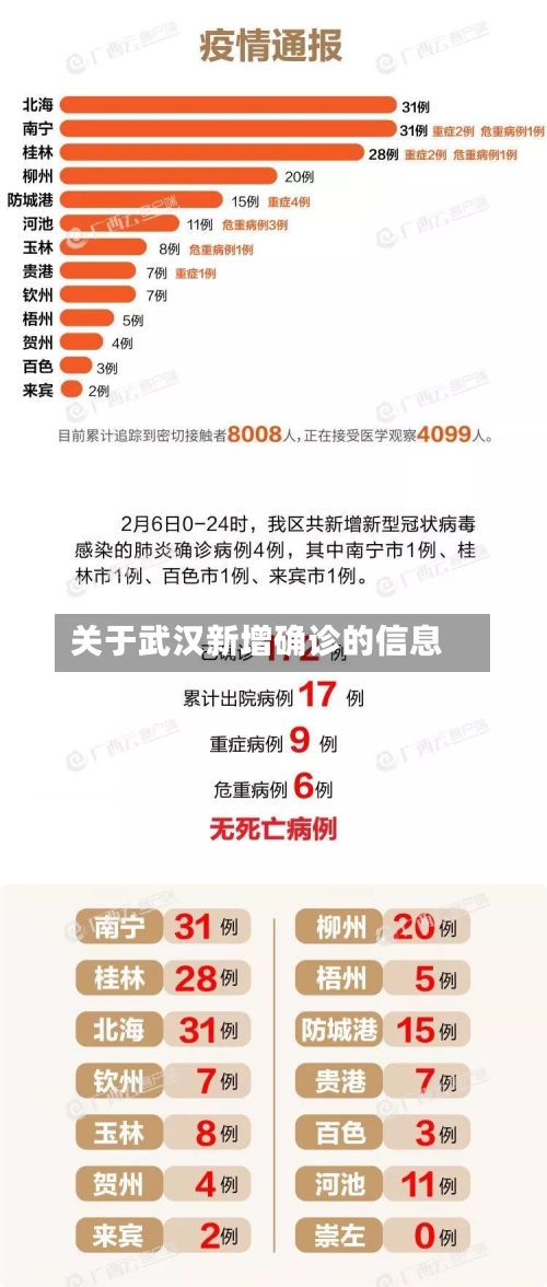 关于武汉新增确诊的信息