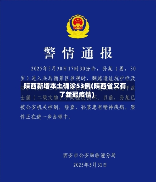 陕西新增本土确诊53例(陕西省又有了新冠疫情)-第3张图片