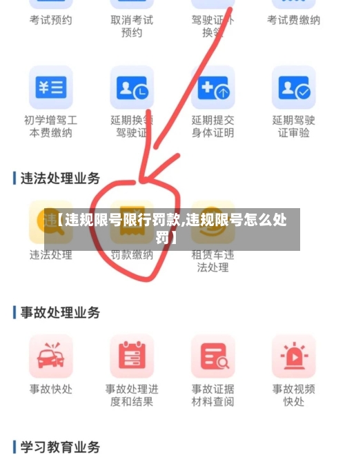 【违规限号限行罚款,违规限号怎么处罚】-第2张图片