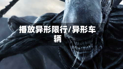 播放异形限行/异形车辆