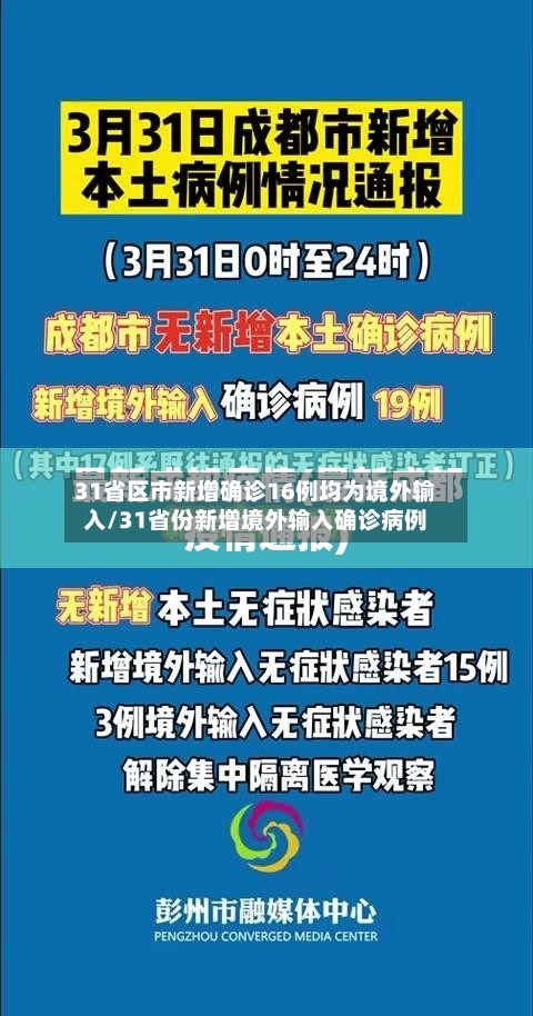 31省区市新增确诊16例均为境外输入/31省份新增境外输入确诊病例